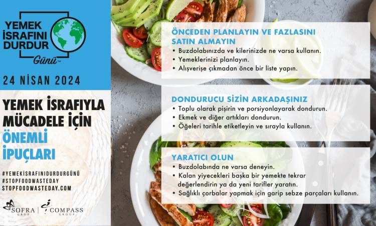 Sofra/Compass Group Türkiye, “Yemek İsrafı” Mücadelesine Çağırıyor