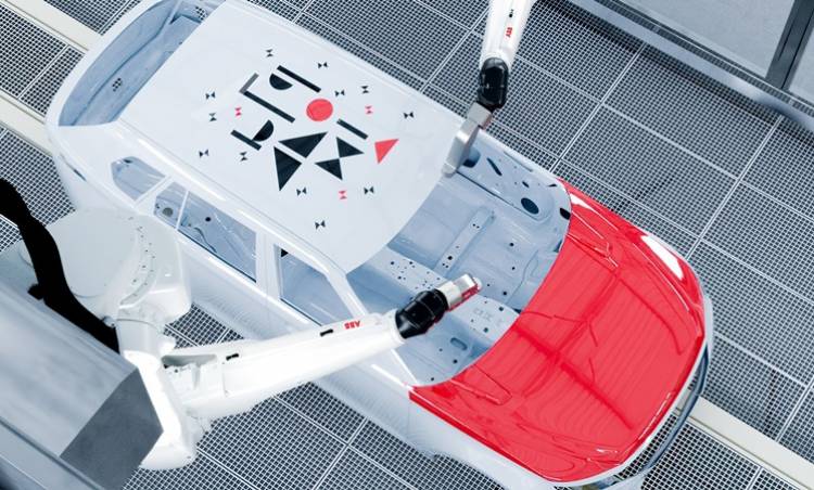 ABB unmasks the future of customized automotive painting with PixelPaint