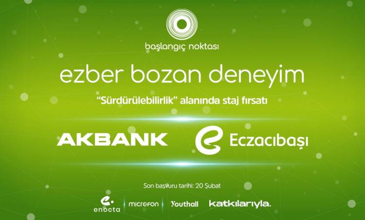 Akbank ve Eczacıbaşı'nda staj fırsatı