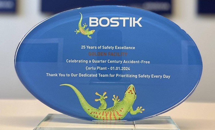 “Bostik Türkiye’nin Çorlu fabrikası uluslararası güvenlik ödülüne layık görüldü”