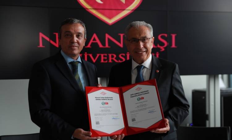 “Güvenli Kampüs Belgesi” Nişantaşı Üniversitesi’ne Verildi
