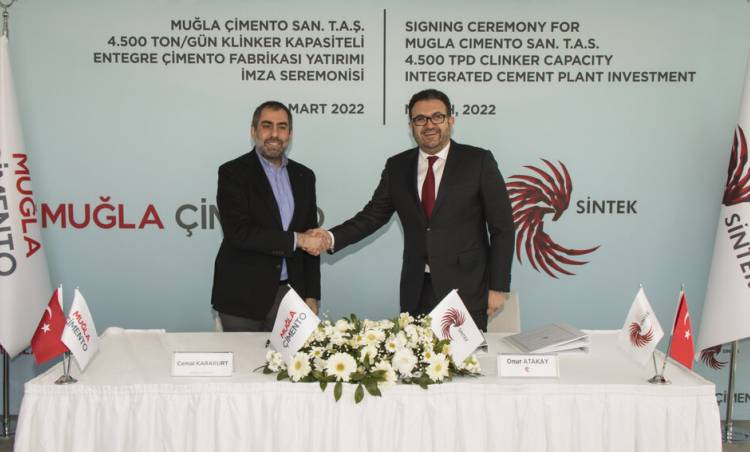 Sintek Group ve Muğla Çimento Sözleşme İmzaladı